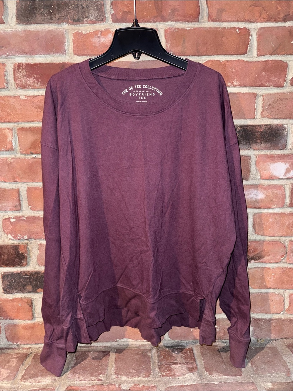 Aeropostale Plum Boyfriend Sweatshirt